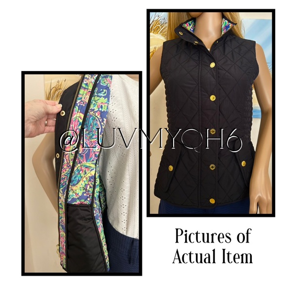 Lilly Pulitzer Getaway Quilted Vest - Picture 3 of 4